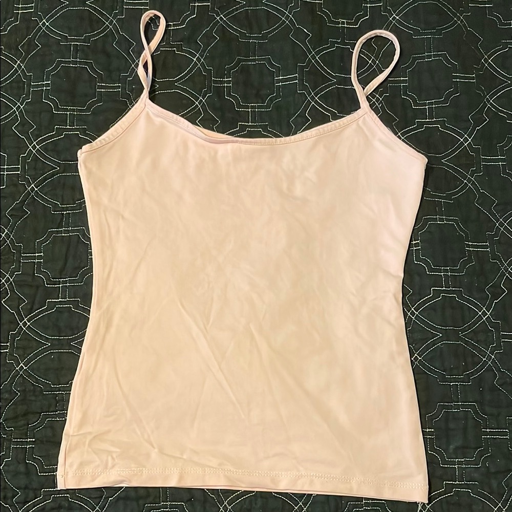Zara basics blush pink camisole